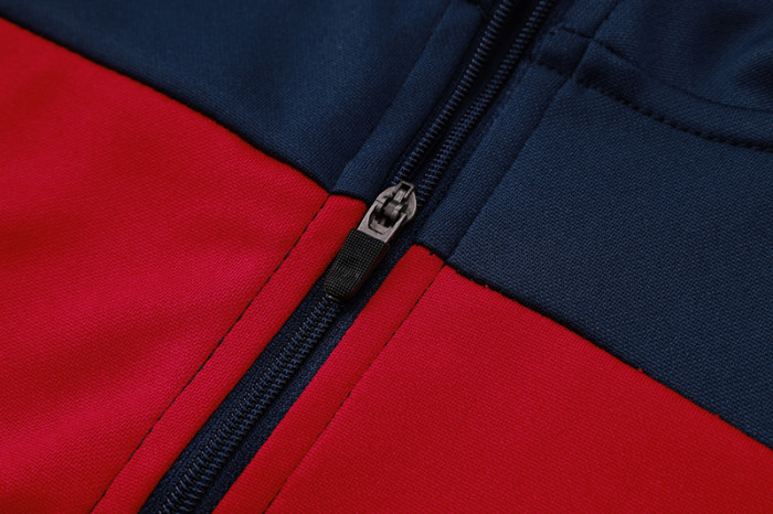 2025 AD Royal blue Half Pull Tracksuit #07(半拉链)
