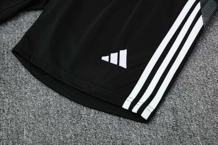 2025 AD White black Tank top and shorts suit