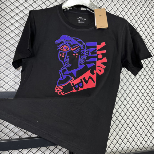 T232 NK Black High Quality Casual T-Shirt