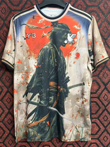 25-26 Japan khaki Special Edition Fans Soccer Jersey *Y3黑刀客
