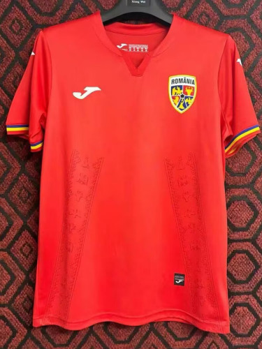 2024 Romania Away Fans Soccer Jersey