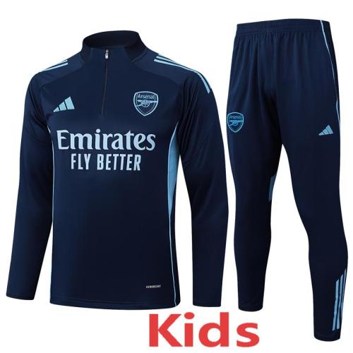2025-26 ARS Royal blue Kids Half Pull Tracksuit#E2527(童装)(半拉链)