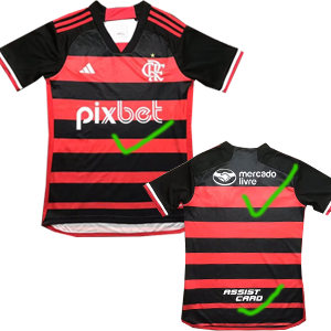 24-25 Flamengo Home Long Sleeve Soccer Jersey (长袖)