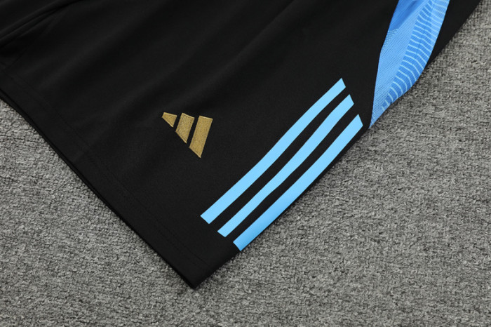 24-25 Argentina Black Tank top and shorts suit