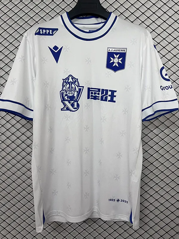 2025-26 Auxerre Home Fans Soccer Jersey