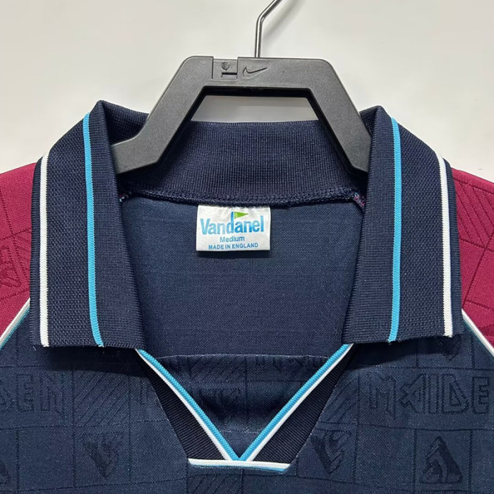 1999 West Ham #7 Iron Maiden Home Retro Soccer Jersey