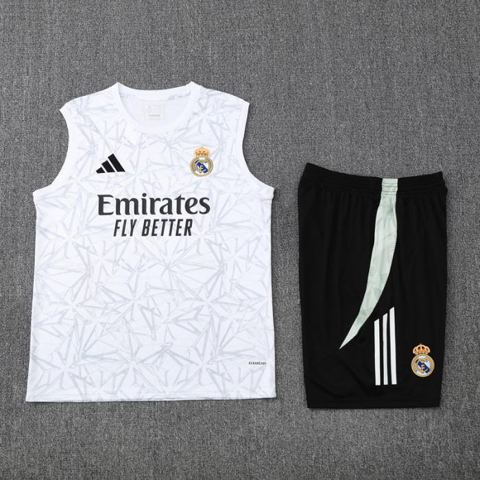 25-26 RMA White Tank top and shorts suit