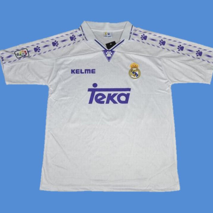 1996-1997 RMA Home Retro Soccer Jersey