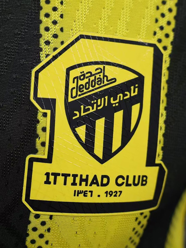 24-25 Ittihad Home Player Version Soccer Jersey *广告版