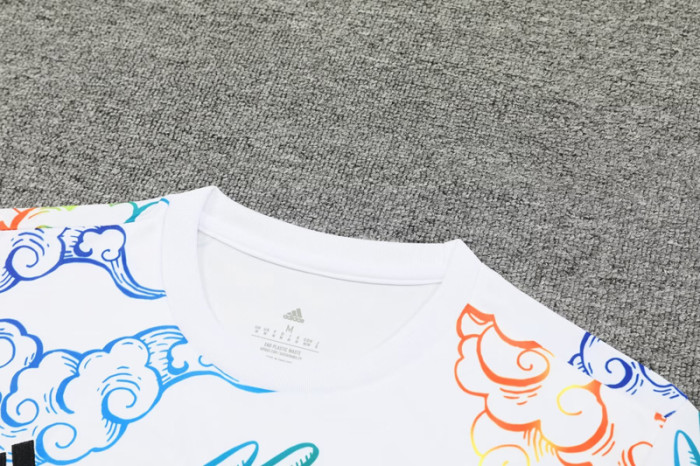 24-25 RMA White Training Short Suit #彩龙
