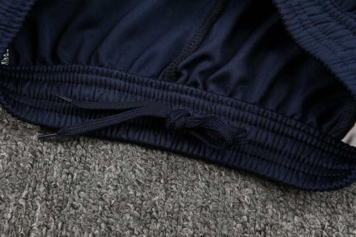 24-25 JUV Royal blue Kids Half Pull Tracksuit (童装)(半拉链)