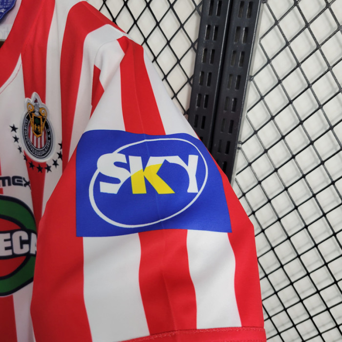 2001-2002 Chivas Home Retro Soccer Jersey