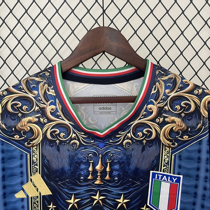 24-25 Italy Blue Special Edition Fans Soccer Jersey