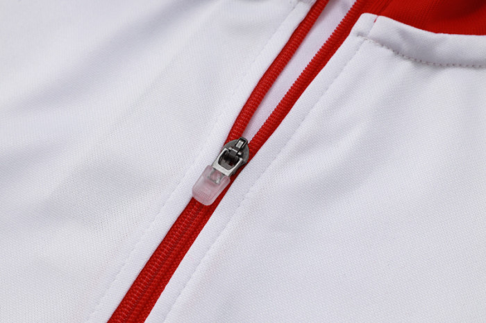 2025-26 Bayern White Kids Half Pull Tracksuit#E2526(童装)(半拉链)