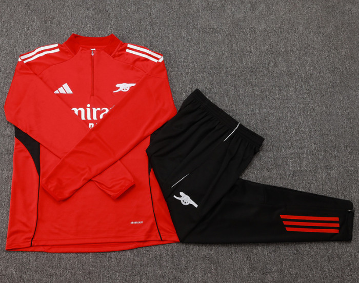 25-26 ARS Red Half Pull Tracksuit #B2518(半拉链)