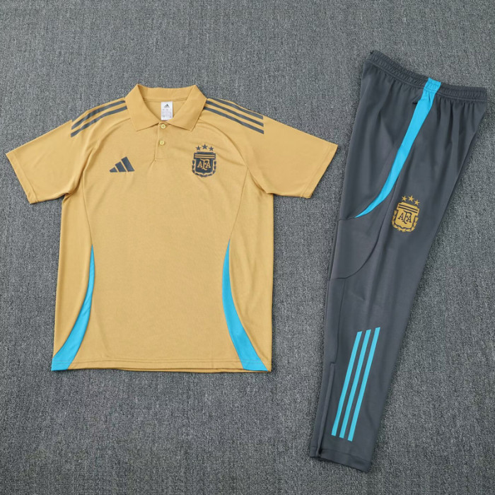 25-26 Argentina Earthy Gold Polo Tracksuit