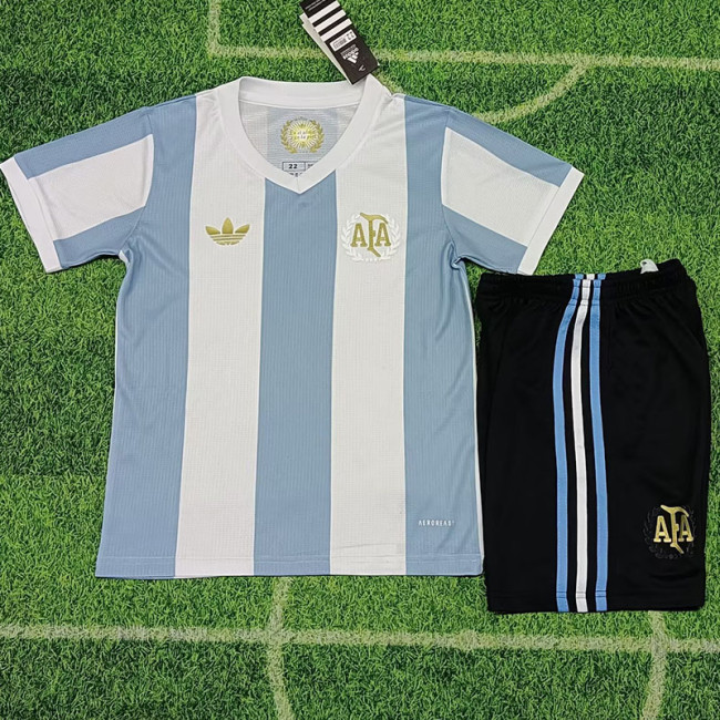 24-25 Argentina 50th Anniversary Kids Soccer Jersey