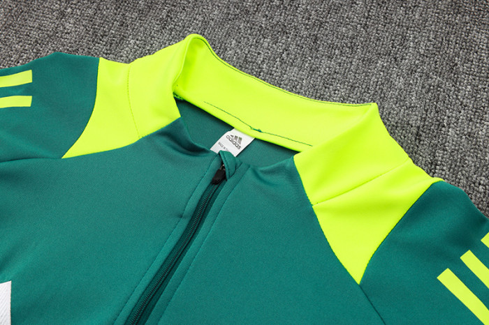 24-25 Algeria Dark green Half Pull Tracksuit (半拉链)
