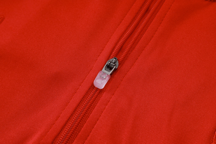 2025-26 Man Utd Red Kids Half Pull Tracksuit #E2596(童装)(半拉链)