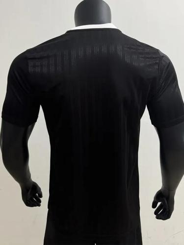 2025 AD Casual Black Player Version Training shirts *三叶草