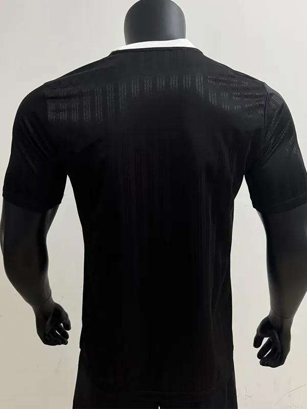 2025 AD Casual Black Player Version Training shirts *三叶草