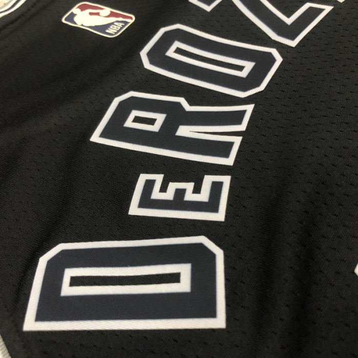 22-23 SA Spurs DEROZAN #10 Black Top Quality Hot Pressing NBA Jersey (Retro Logo)