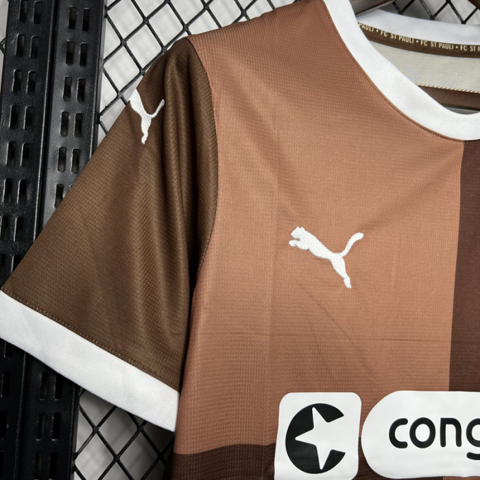 24-25 ST PAULI Home Fans Soccer Jersey