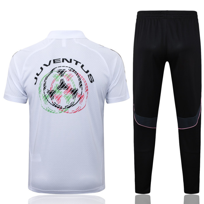 2025-26 JuV White Polo Tracksuit #C2556