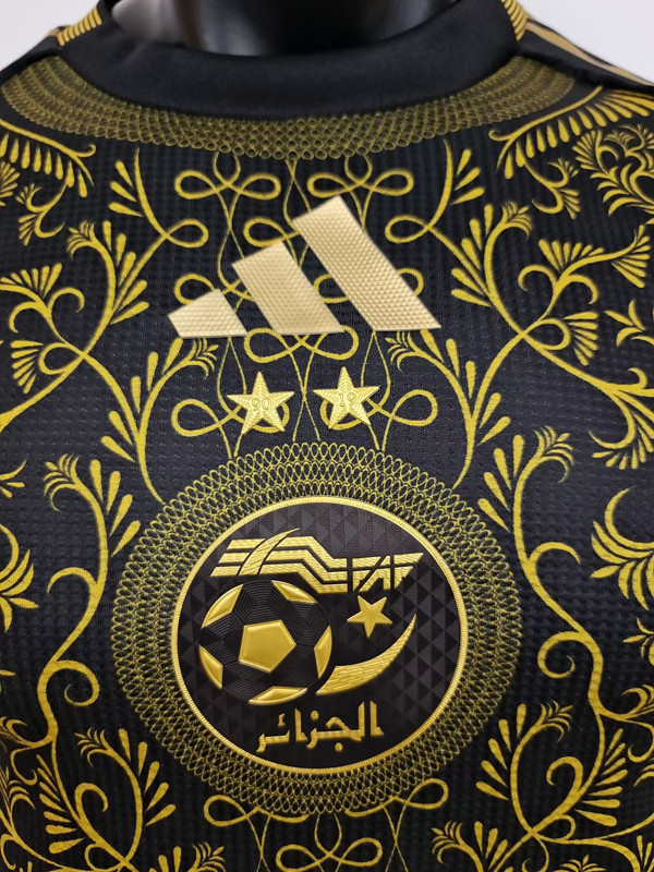 25-26 Algeria Black Player Version Training shirts #A37