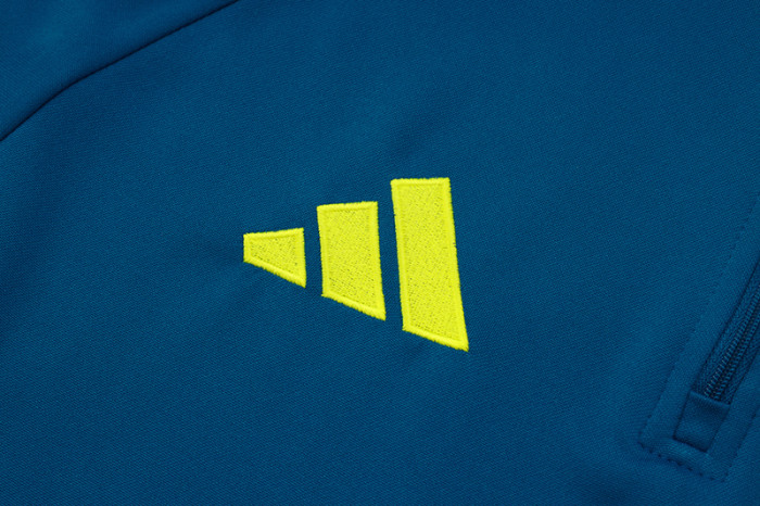 2025 AD Dark blue Half Pull Tracksuit #06(半拉链)