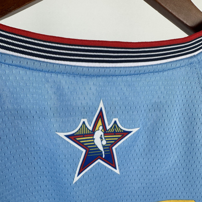 25-26 ALL-STAR JAMES #23 Light blue Top Quality Hot Pressing NBA Jersey