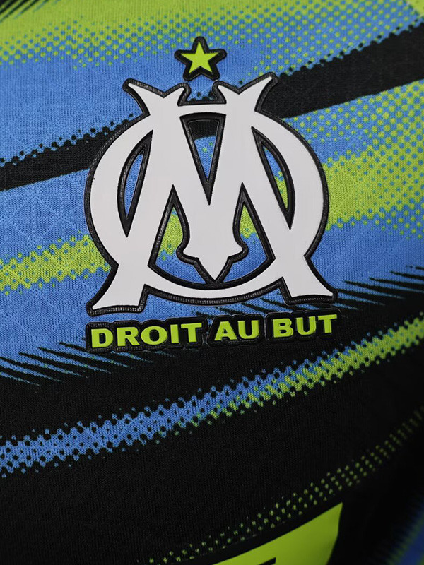 25-26 Marseille Green Blue Special Edition Player Version Training shirts