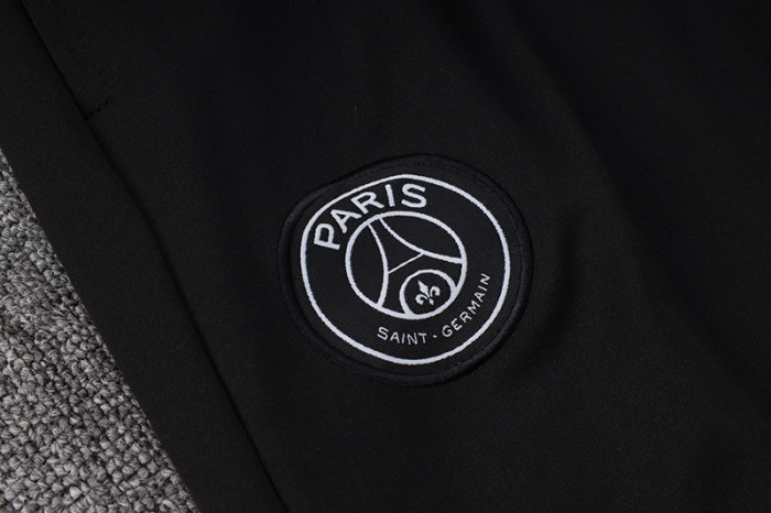 24-25 PSG Black Kids Half Pull Tracksuit (童装)(半拉链)