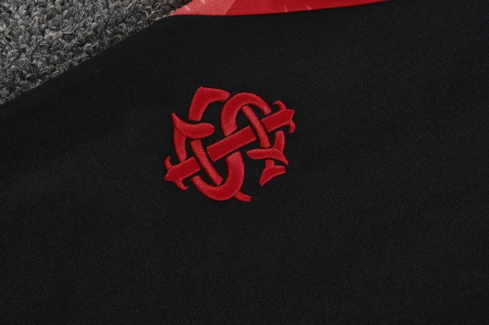 25-26 Internacional Black Half Pull Tracksuit (半拉链)