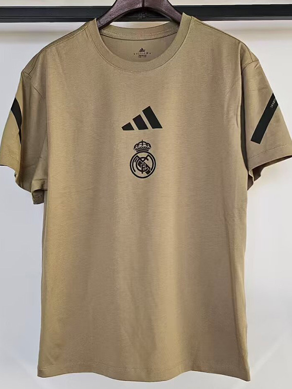 2025-26 RMA khaki High Quality Casual T-Shirt