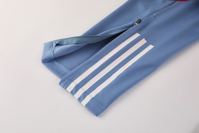 24-25 Cruzeiro Blue grey Half Pull Tracksuit (半拉链)