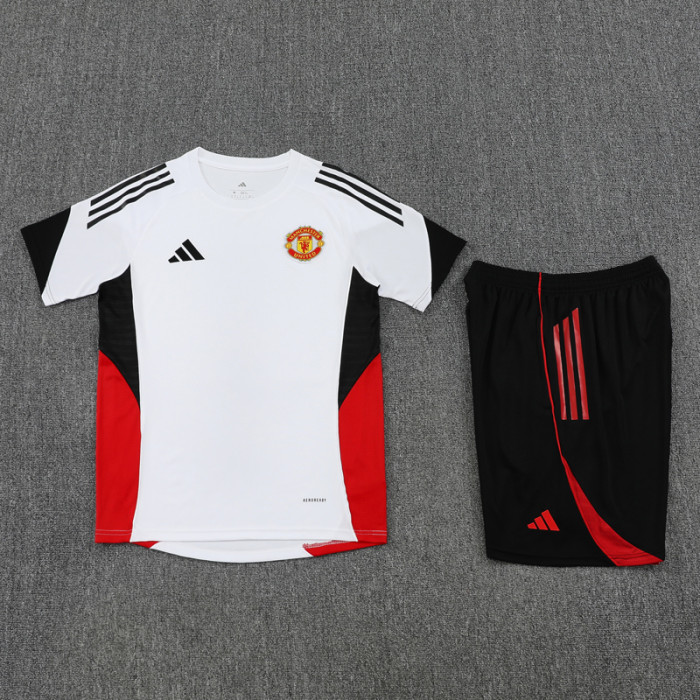 2025-26 Man Utd White Training Short Suit