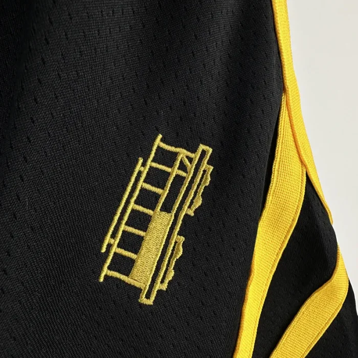2023-24 WARRIORS Black City Edition Top Quality NBA Pants