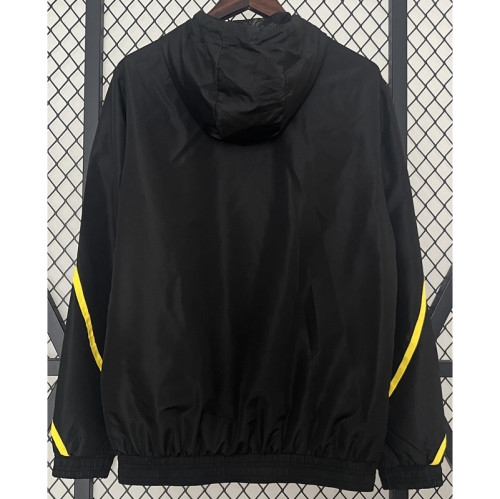 24-25 Dortmund Black Windbreaker