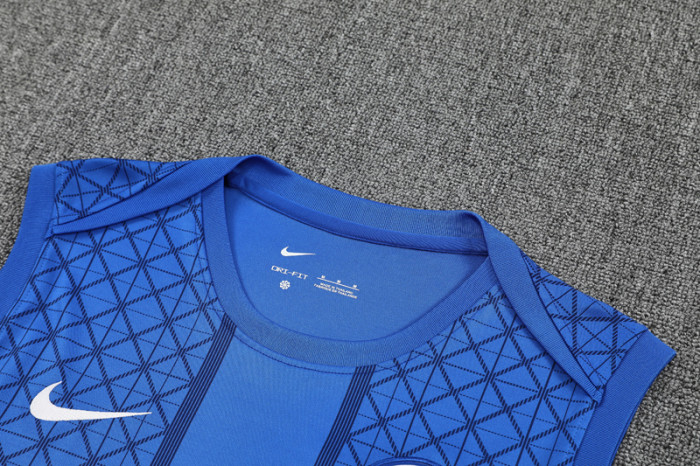2025-26 PSG Blue Tank top and shorts suit
