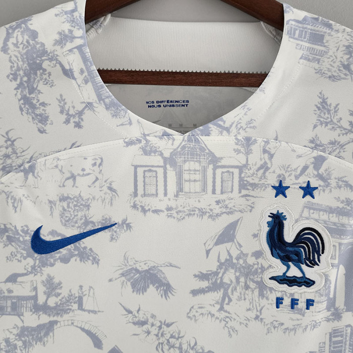 22-23 France Away World Cup Fans Soccer Jersey