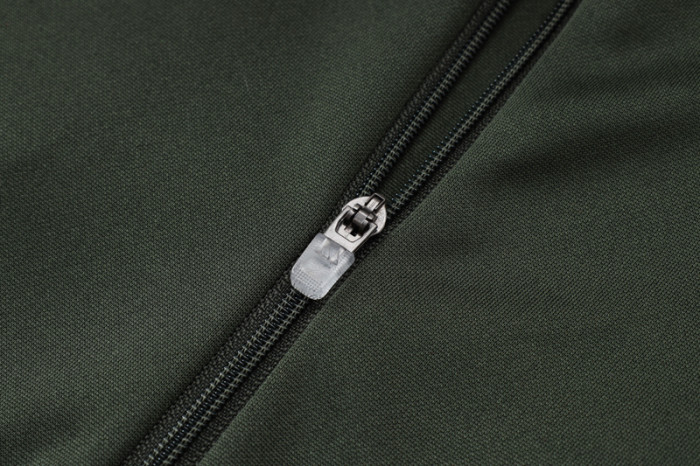 2025-26 Bayern Dark green Kids Half Pull Tracksuit#E2546(童装)(半拉链)