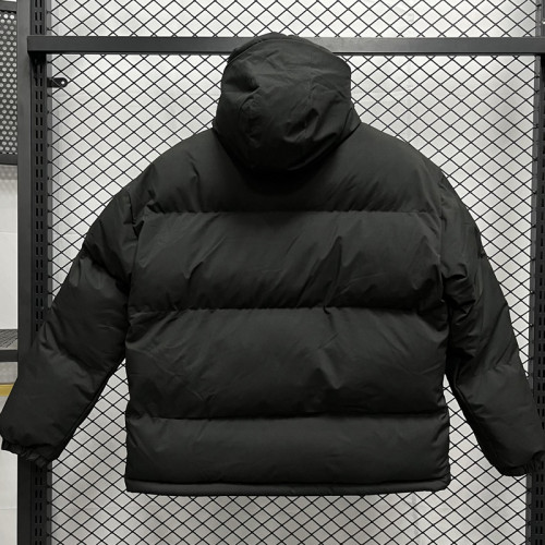 24-25 MF4 AD Black Hooded Cotton Coat #棉衣
