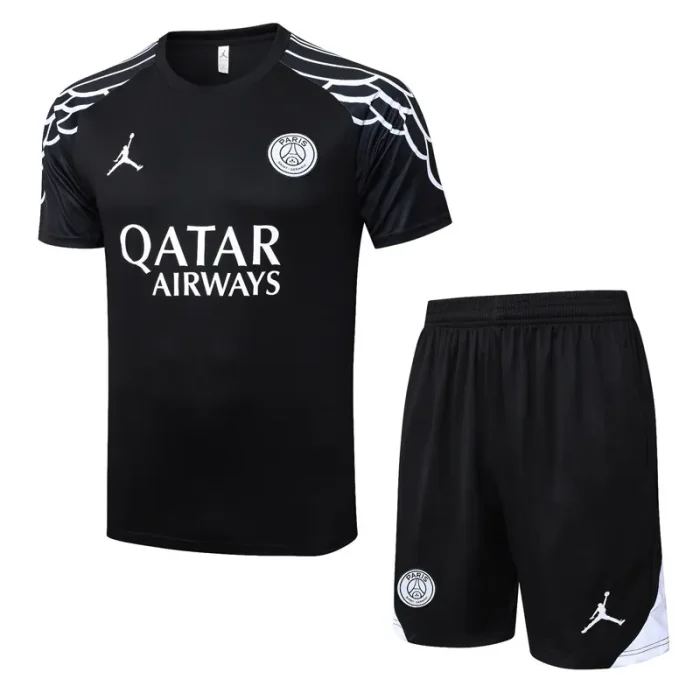 2025-26 PSG Jordan Black Training Short Suit #D25187
