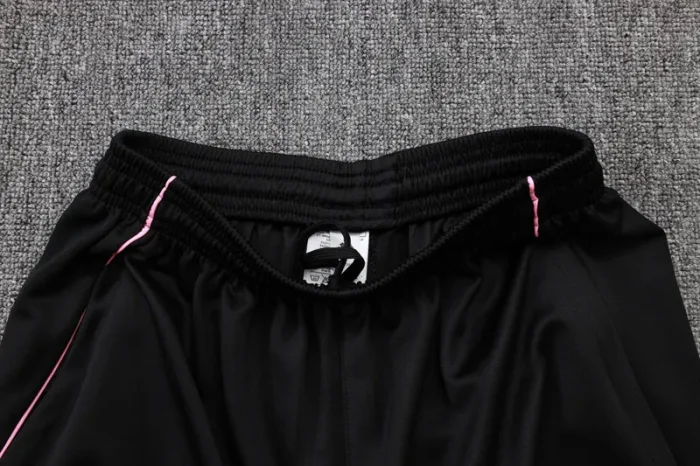 25-26 JUV Black Half Pull Tracksuit #B2557(半拉链)