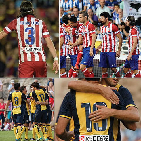 2013-2014 ATM Away Retro Soccer Jersey *带章