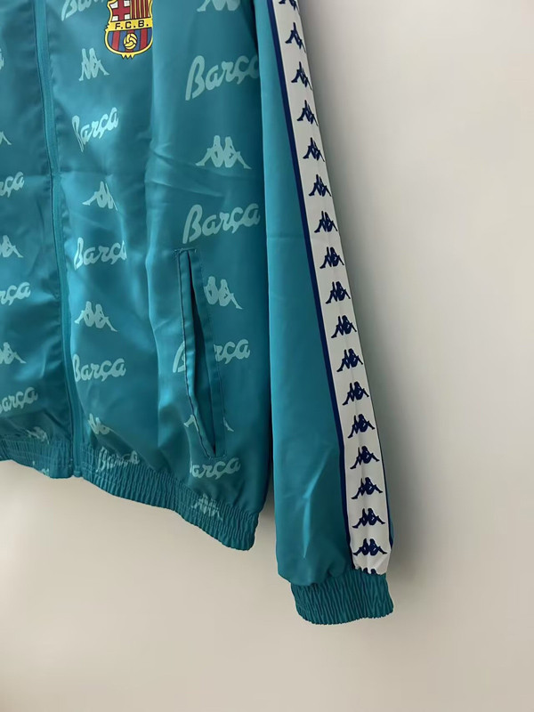 24-25 BAR Green Retro Double Sided Windbreaker (双面风衣)(刺绣)