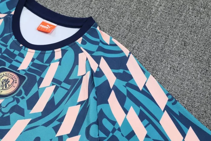 25-26 Man City Lake blue Training Short Suit