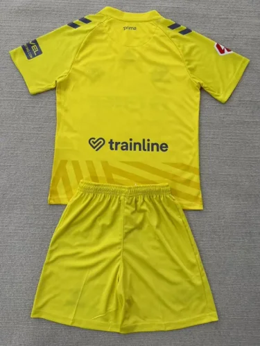 25-26 Real Betis Yellow GoalKeeper Kids Soccer Jersey