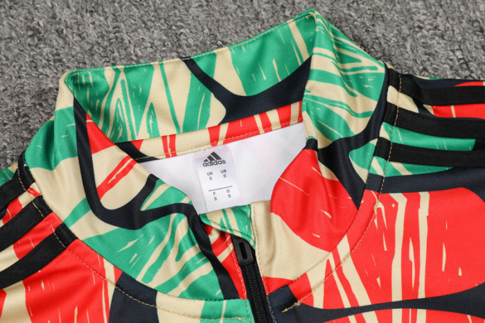 24-25 ARS Green red Kids Half Pull Tracksuit (童装半拉链)(涂鸦)